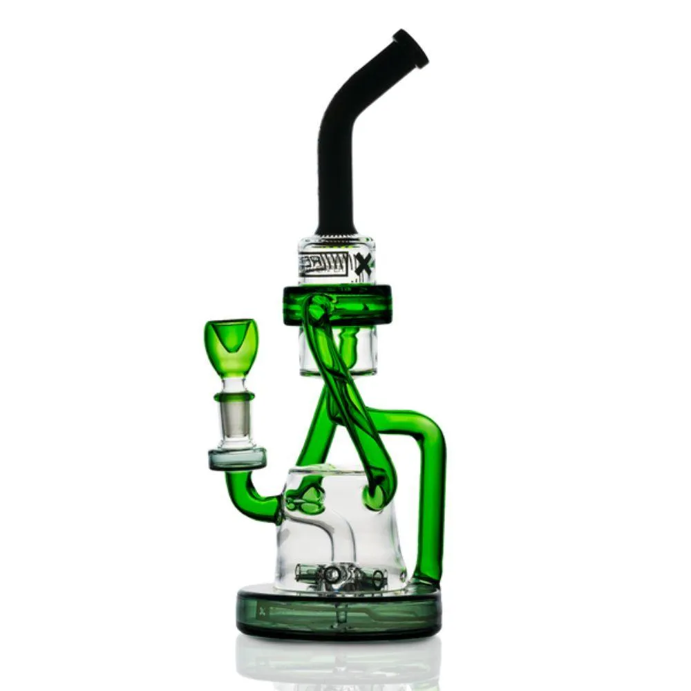 Hemper Cyberpunk XL Glass Bubbler - Various Colors - (1 Count)