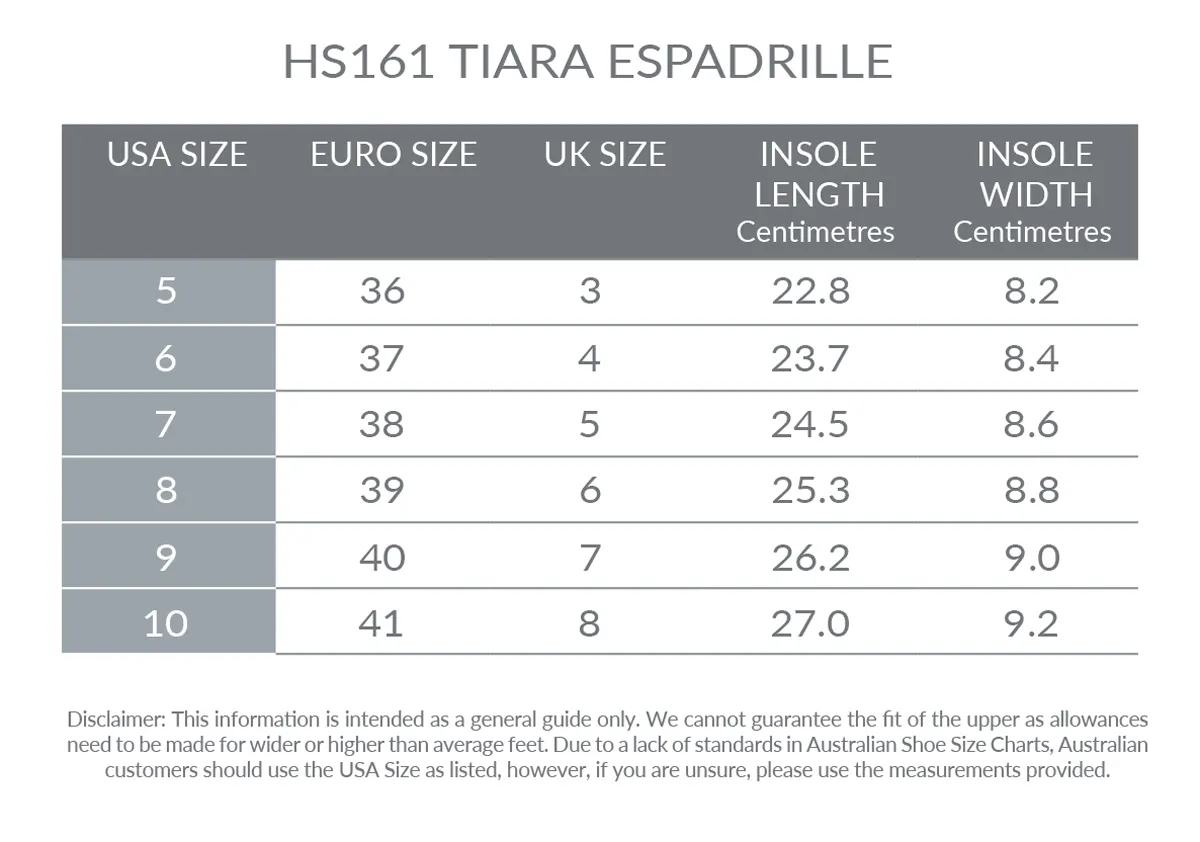 Holster Tiara Espadrille