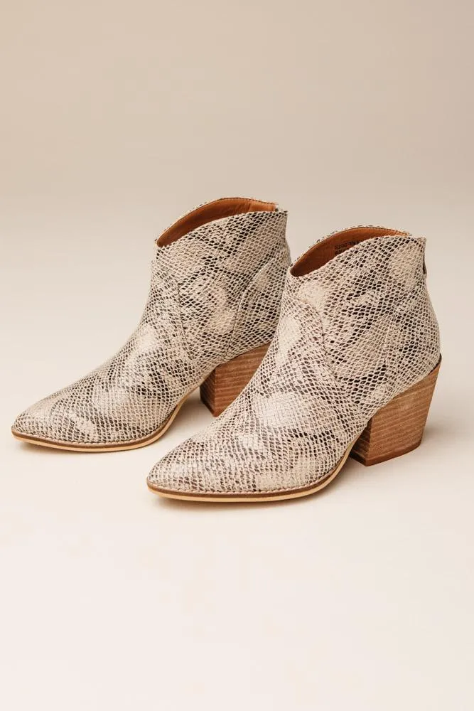 James Ankle Booties