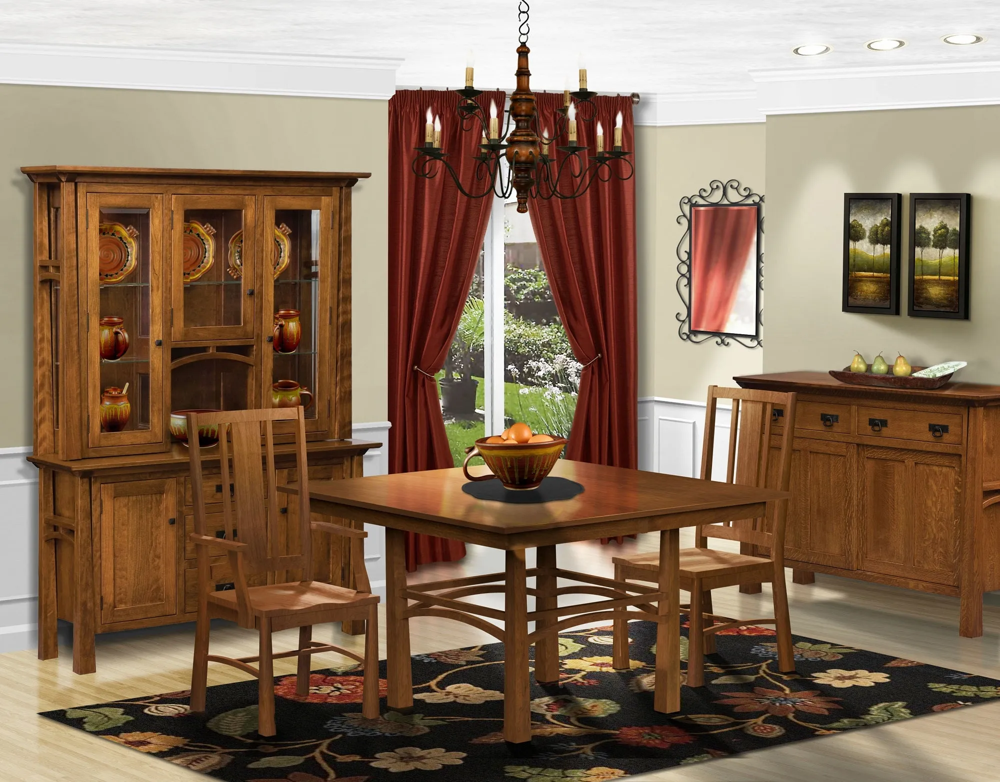 Jones - Amish Sliding Door Sideboard