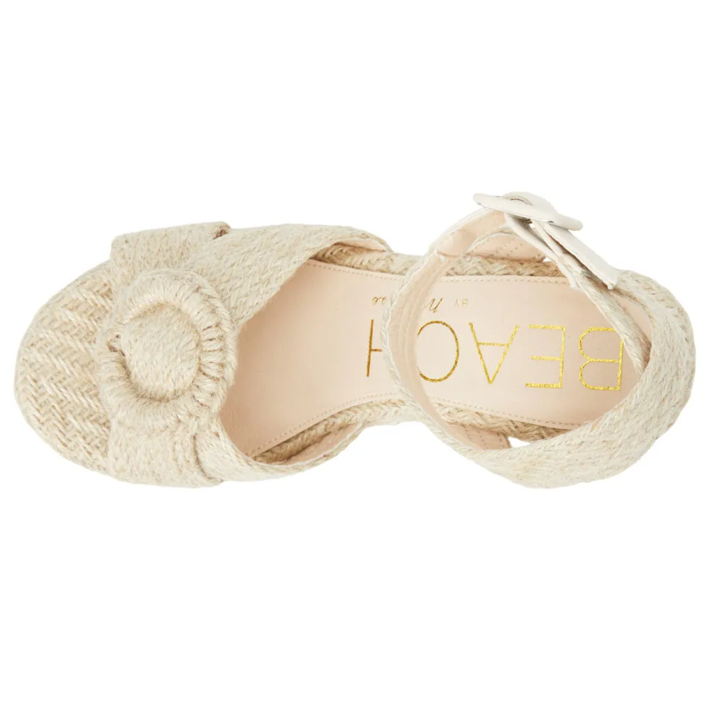 Kai Block Heel Espadrille Platform Sandals