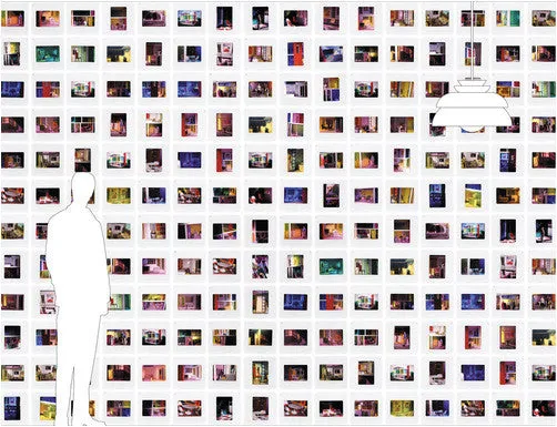 Kaleidoscope House (Large) Wall Covering by Laurie Simmons