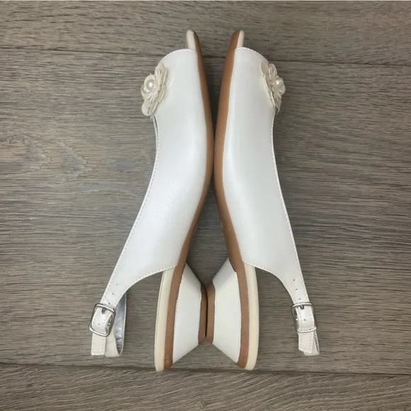 KAREN SCOTT Irmaa Slingback Peep-Toe Pumps size 8 NIB!