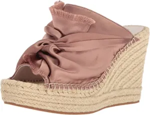 Kenneth Cole Women's Odelle 2 Slip On Wedge Espadrille Sandal, Blush, 10 M US