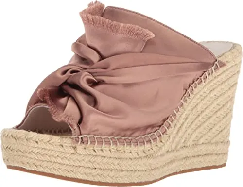 Kenneth Cole Women's Odelle 2 Slip On Wedge Espadrille Sandal, Blush, 10 M US