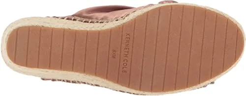 Kenneth Cole Women's Odelle 2 Slip On Wedge Espadrille Sandal, Blush, 10 M US