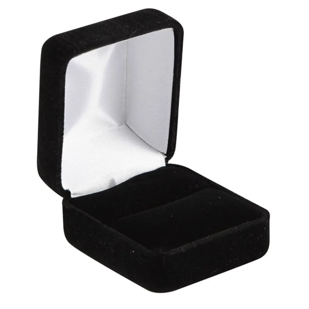 LARK Tungsten Ring With White Carbon Fiber And White Diamond Setting - 8mm