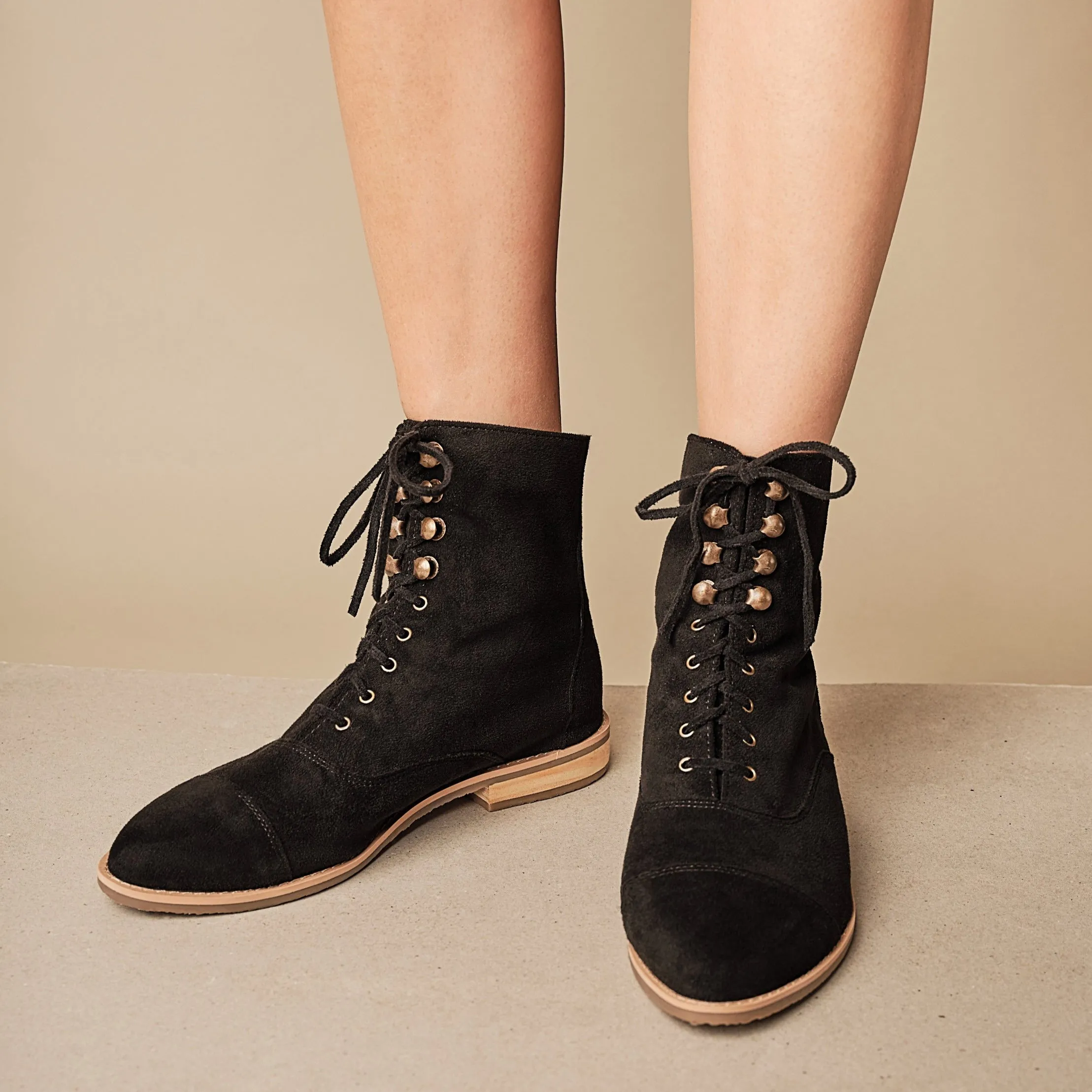 Last Chance Lena Lace-Up Bootie
