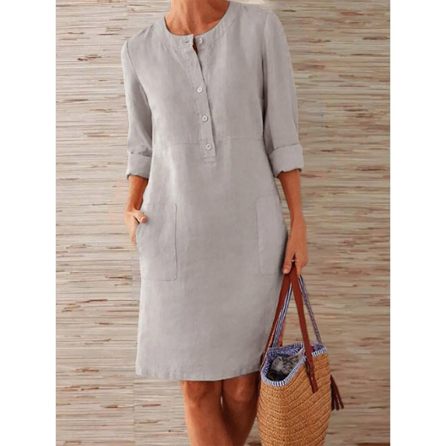 Linen Shirt Dress | Effortless & Chic | Everyday Comfort