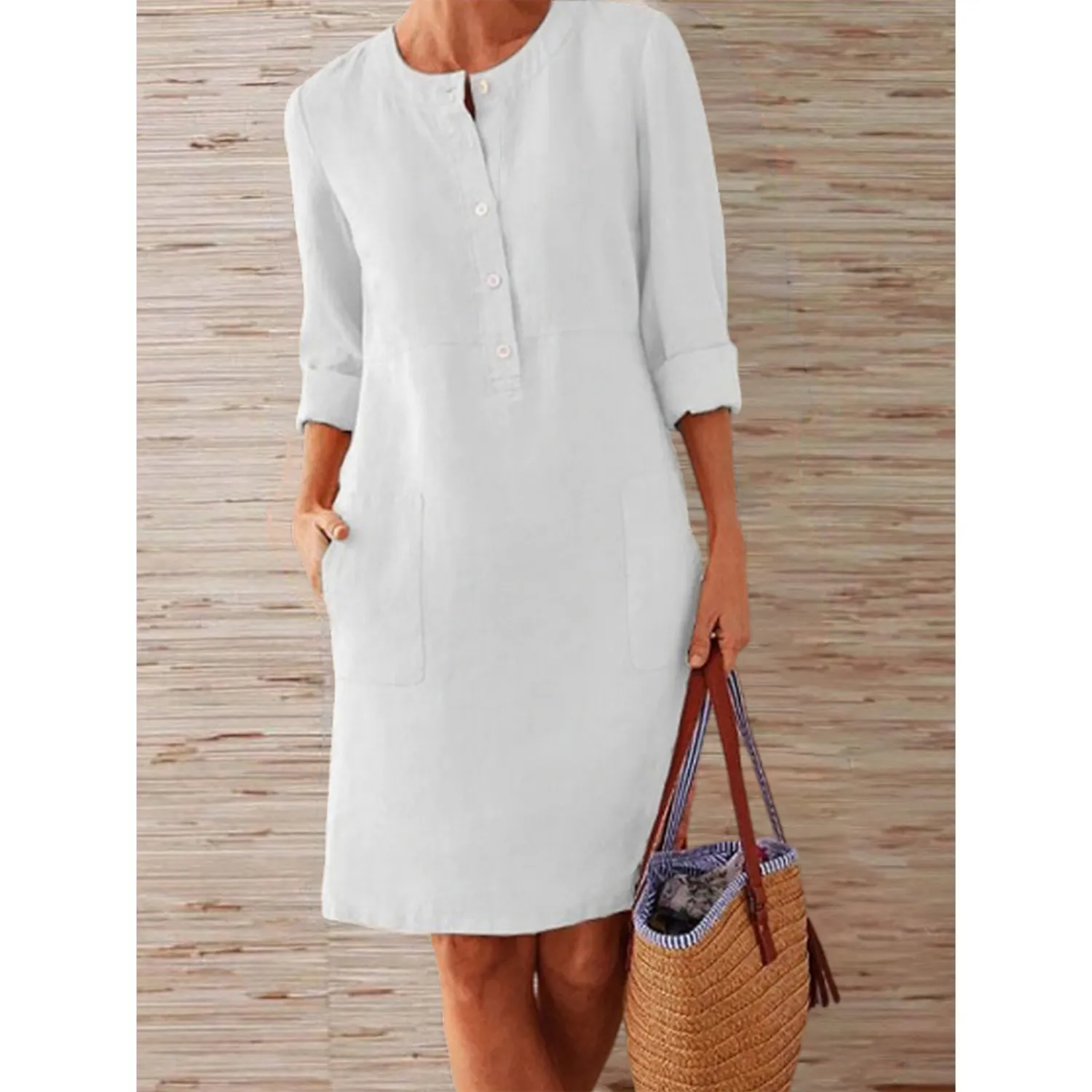 Linen Shirt Dress | Effortless & Chic | Everyday Comfort