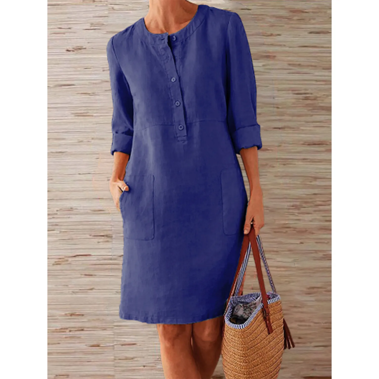 Linen Shirt Dress | Effortless & Chic | Everyday Comfort