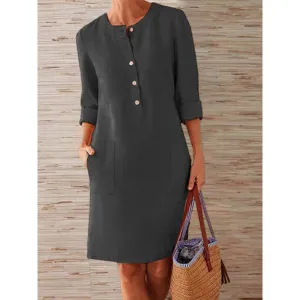 Linen Shirt Dress | Effortless & Chic | Everyday Comfort