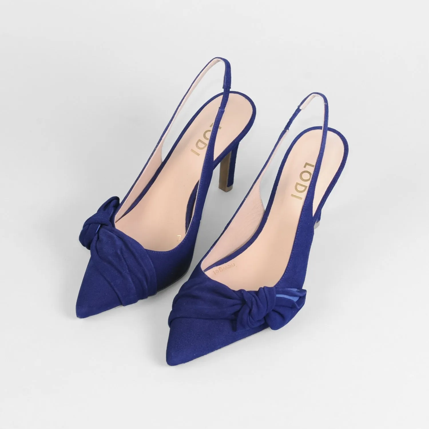 Lodi - Rusileo Navy Bow Sling Back