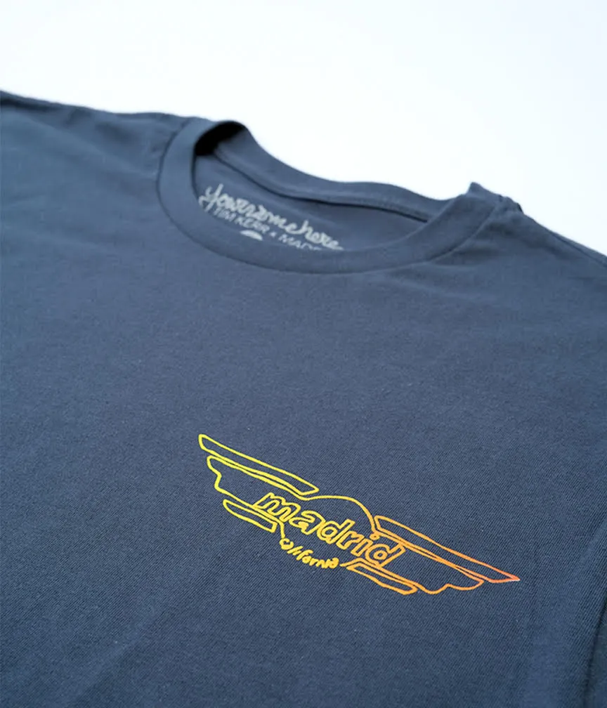 Madrid x Tim Kerr OS Shape LTD Skateboard Deck Includes T-Shirt