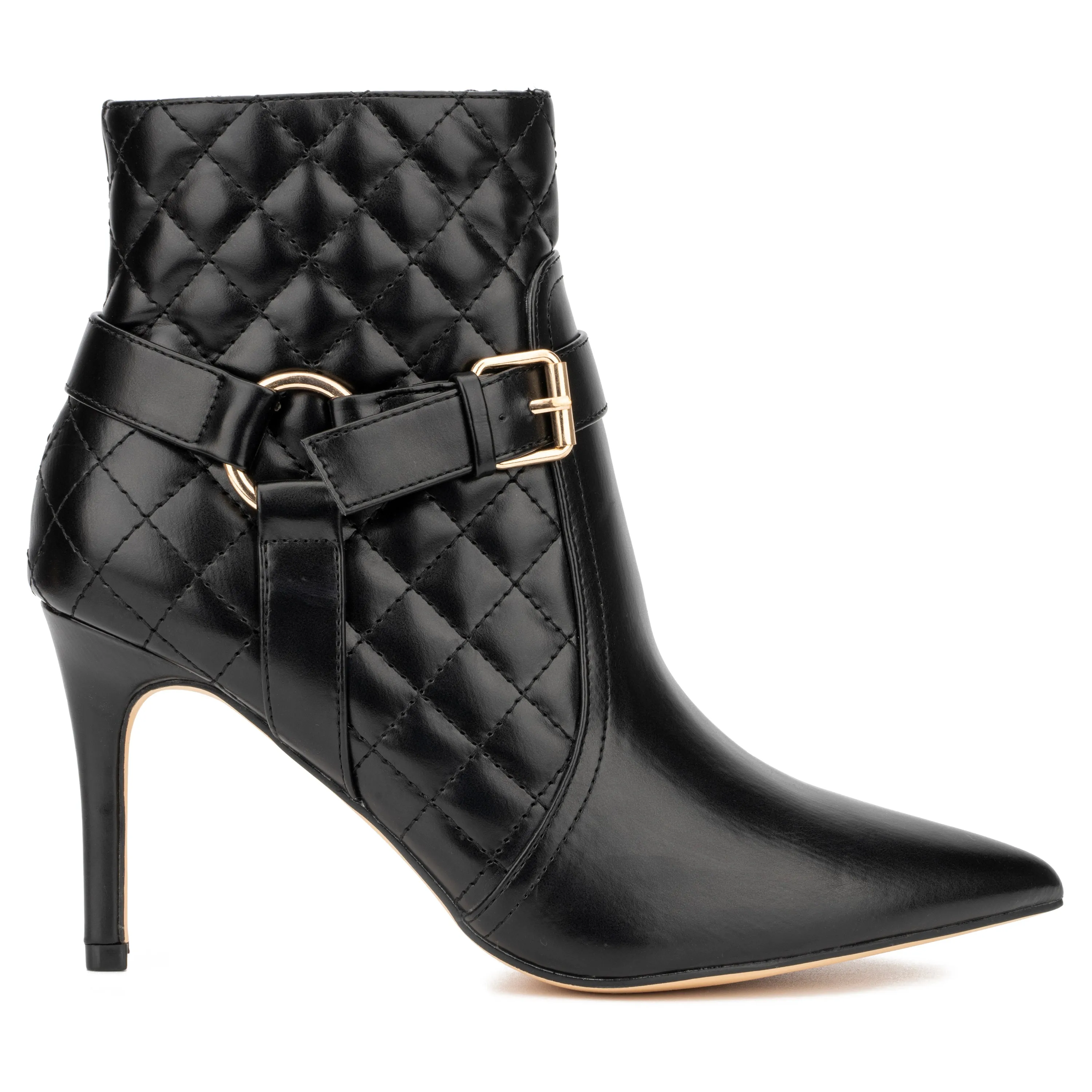Magdalena Buckle Accent Booties