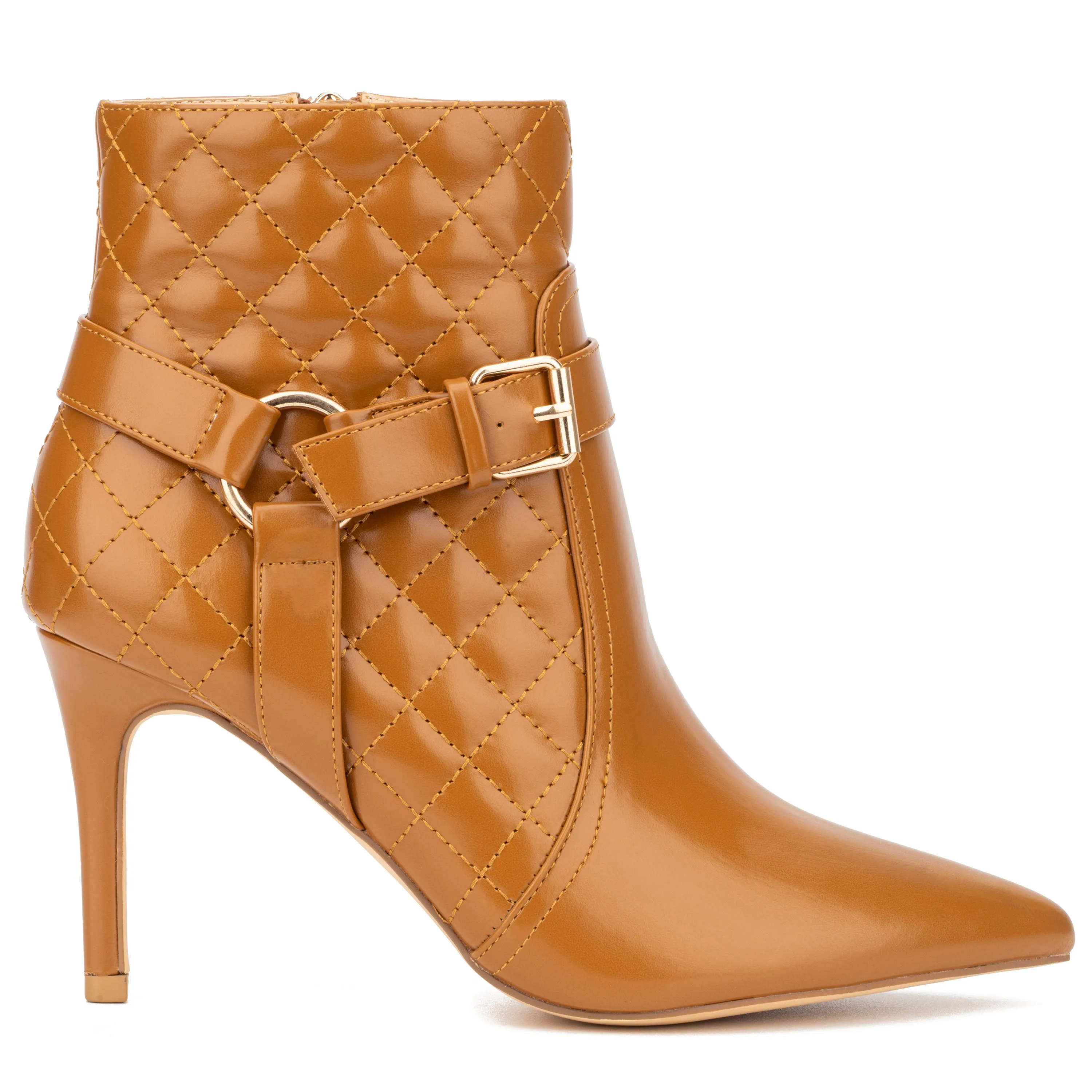 Magdalena Buckle Accent Booties