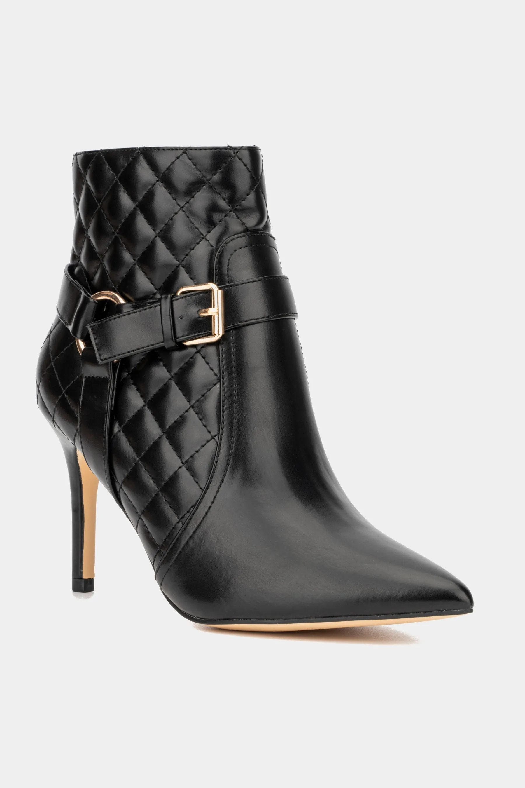 Magdalena Buckle Accent Booties