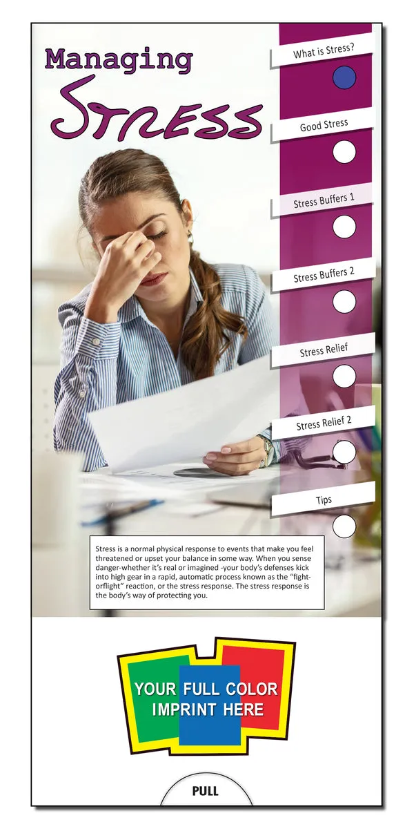 Managing Stress Slide Chart- #403764