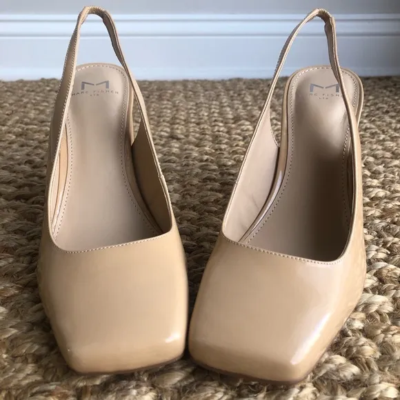 Marc Fisher Onna Leather Slingback Pumps. Size 7.5