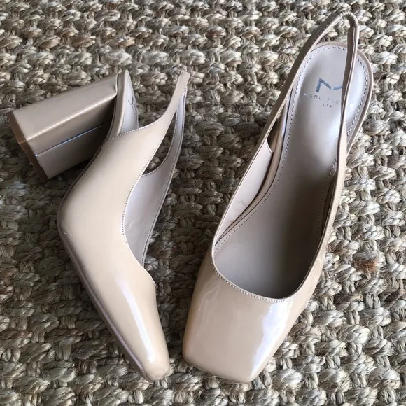 Marc Fisher Onna Leather Slingback Pumps. Size 7.5