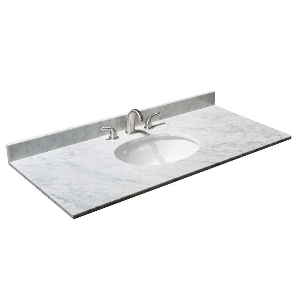 Margate 48 Inch Single Bathroom Vanity in White