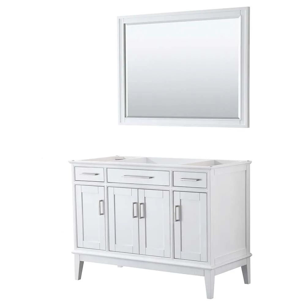Margate 48 Inch Single Bathroom Vanity in White