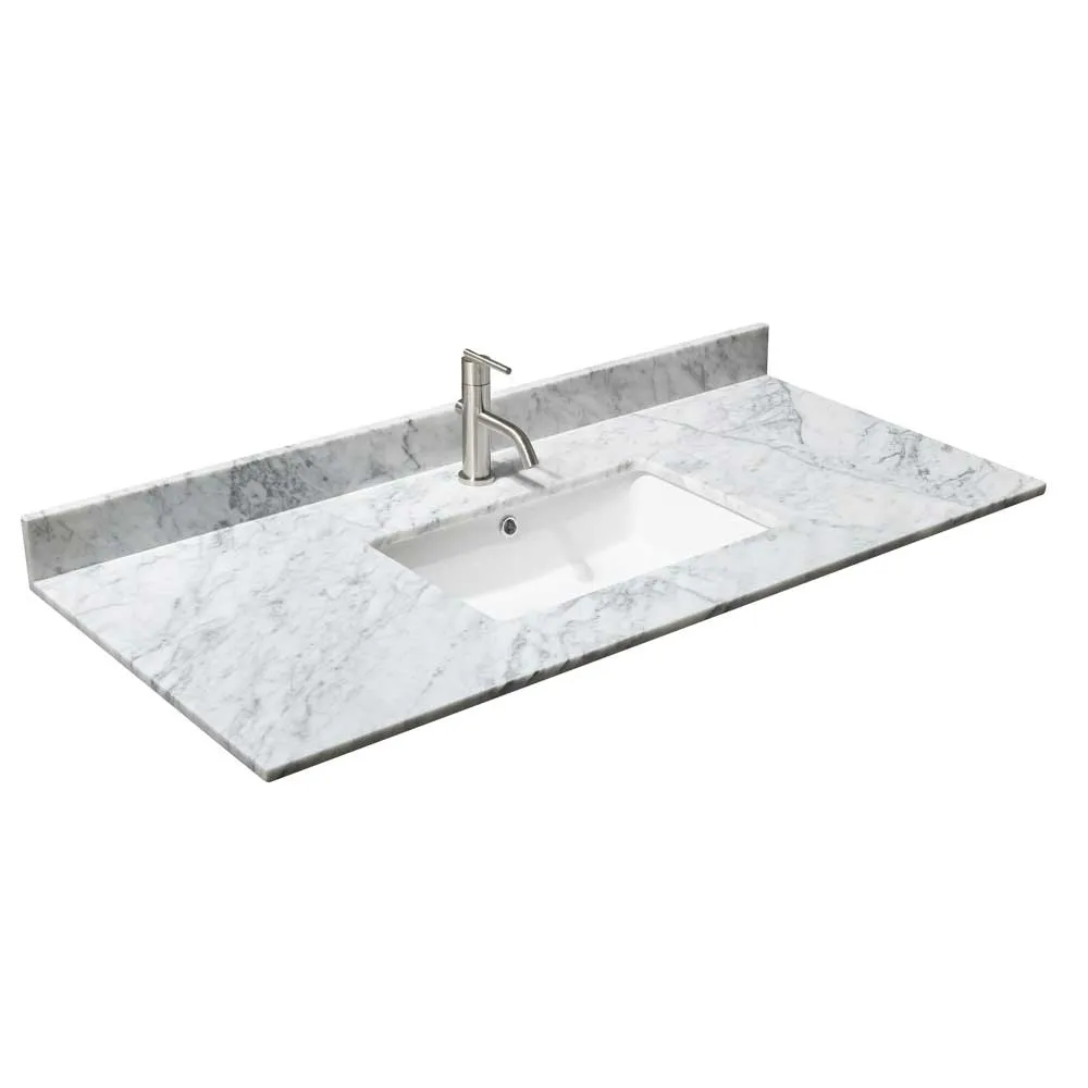 Margate 48 Inch Single Bathroom Vanity in White