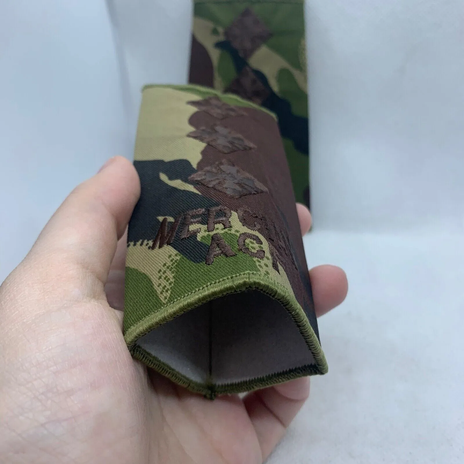 Mercian ACF DPM Rank Slides / Epaulette Pair Genuine British Army - NEW