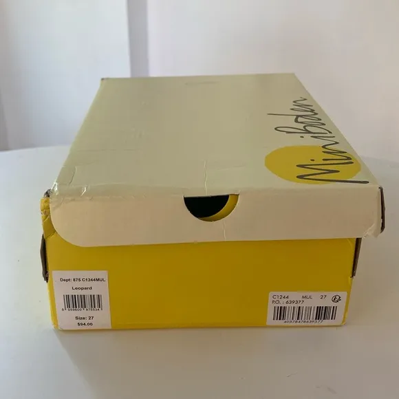 Mini Boden Leopard Print Booties