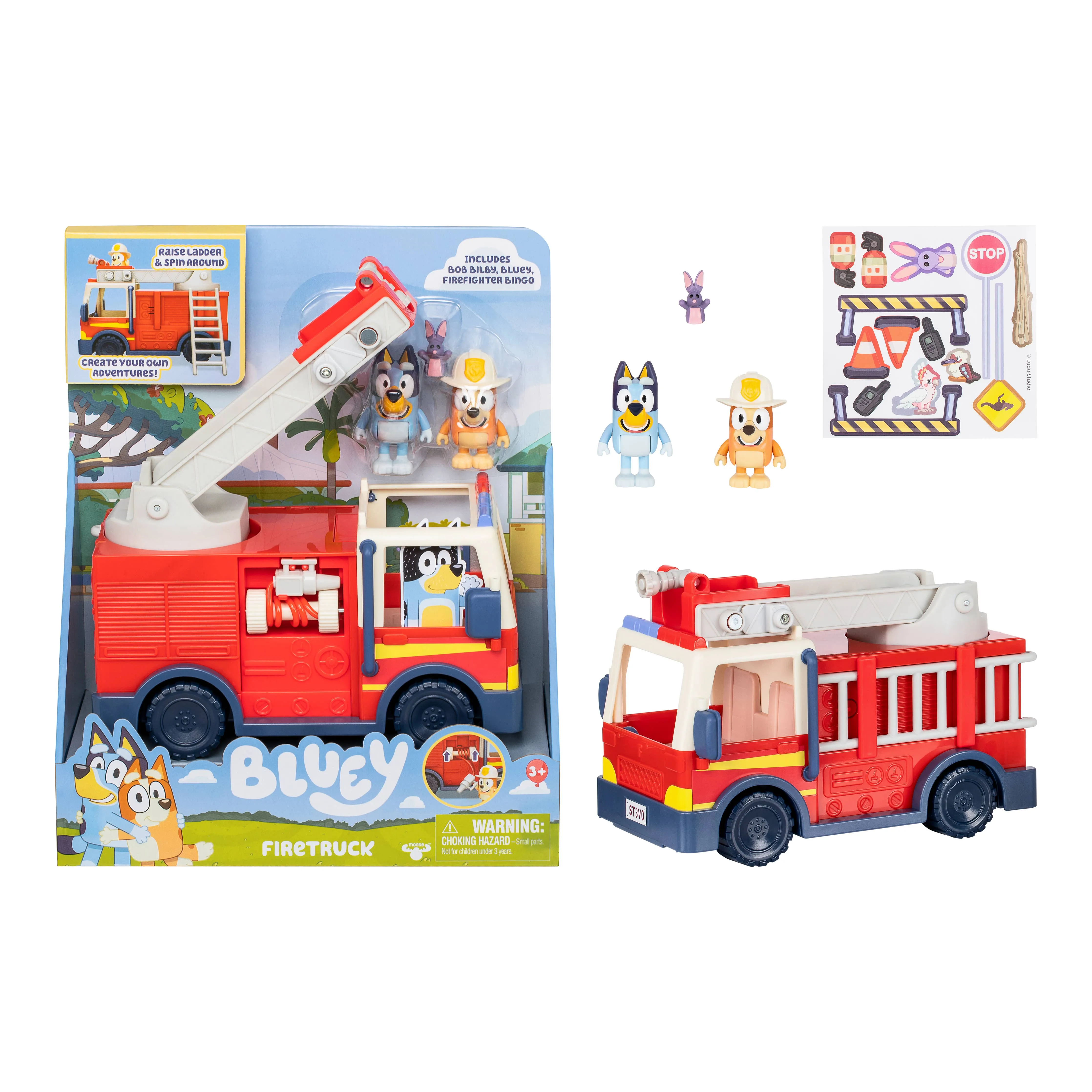 Moose Toys Bluey Firetruck