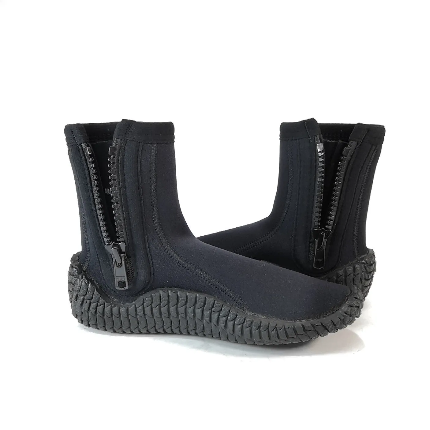 NEW Tilos Titanium Hydro  Zipper Neoprene Booties Boots 3mm SIZE 4 Scuba Dive