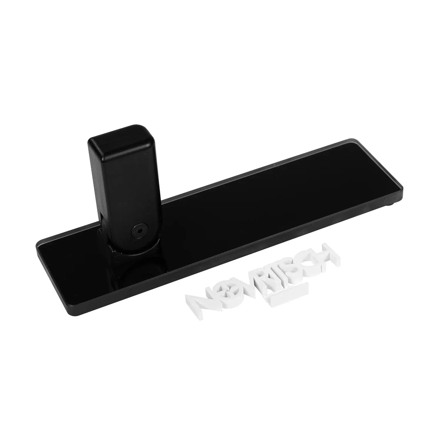 Novritsch Hi-Capa and Glock Pistol Stand, Glass Base - Black