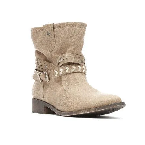 Nubuck Booties Casual Comfort Zipper Shoes