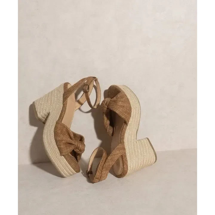 OASIS SOCIETY Mackenzie   Espadrille Wedge Sandal