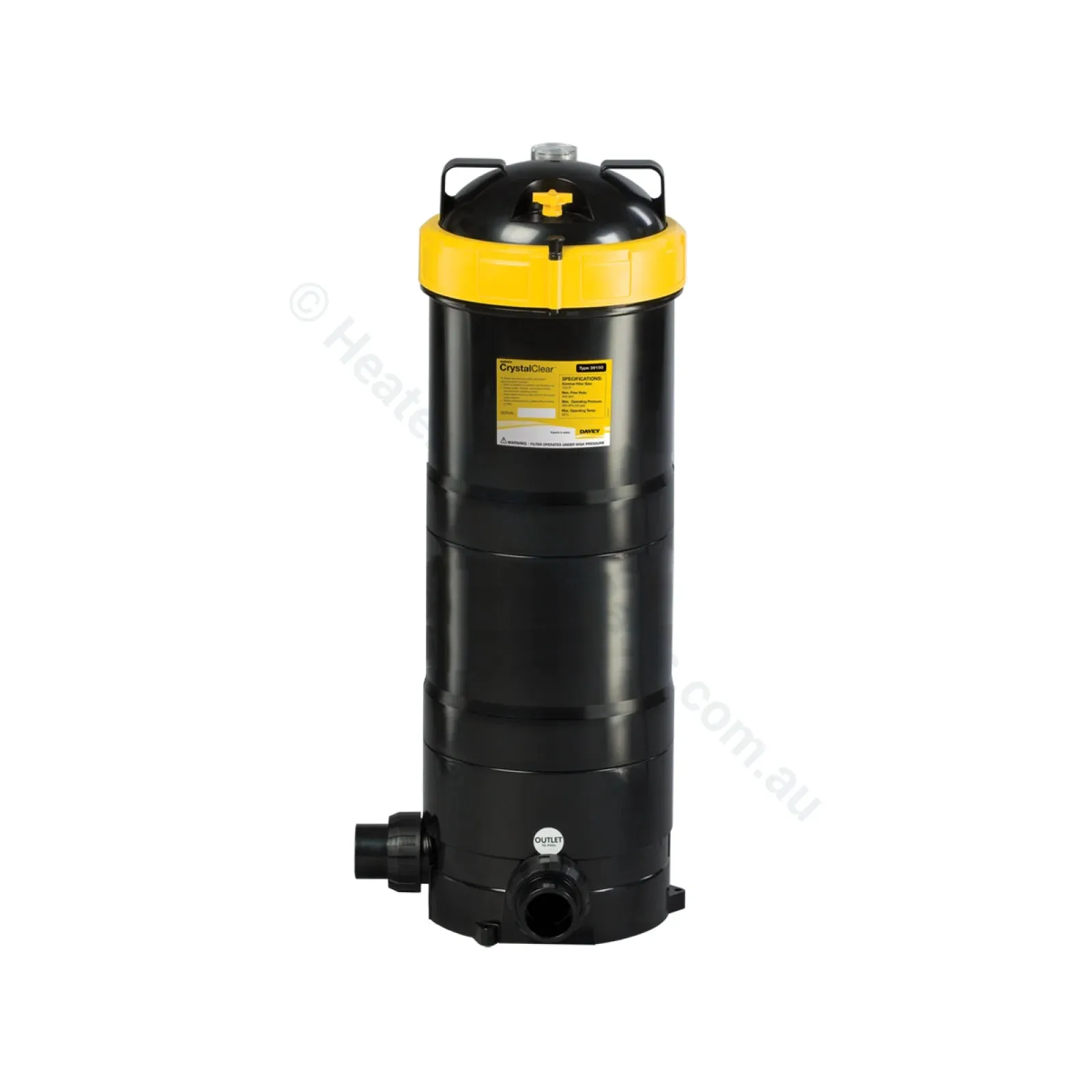 OBSOLETE - 100ft² Davey SpaQuip CrystalClear Cartridge Filter