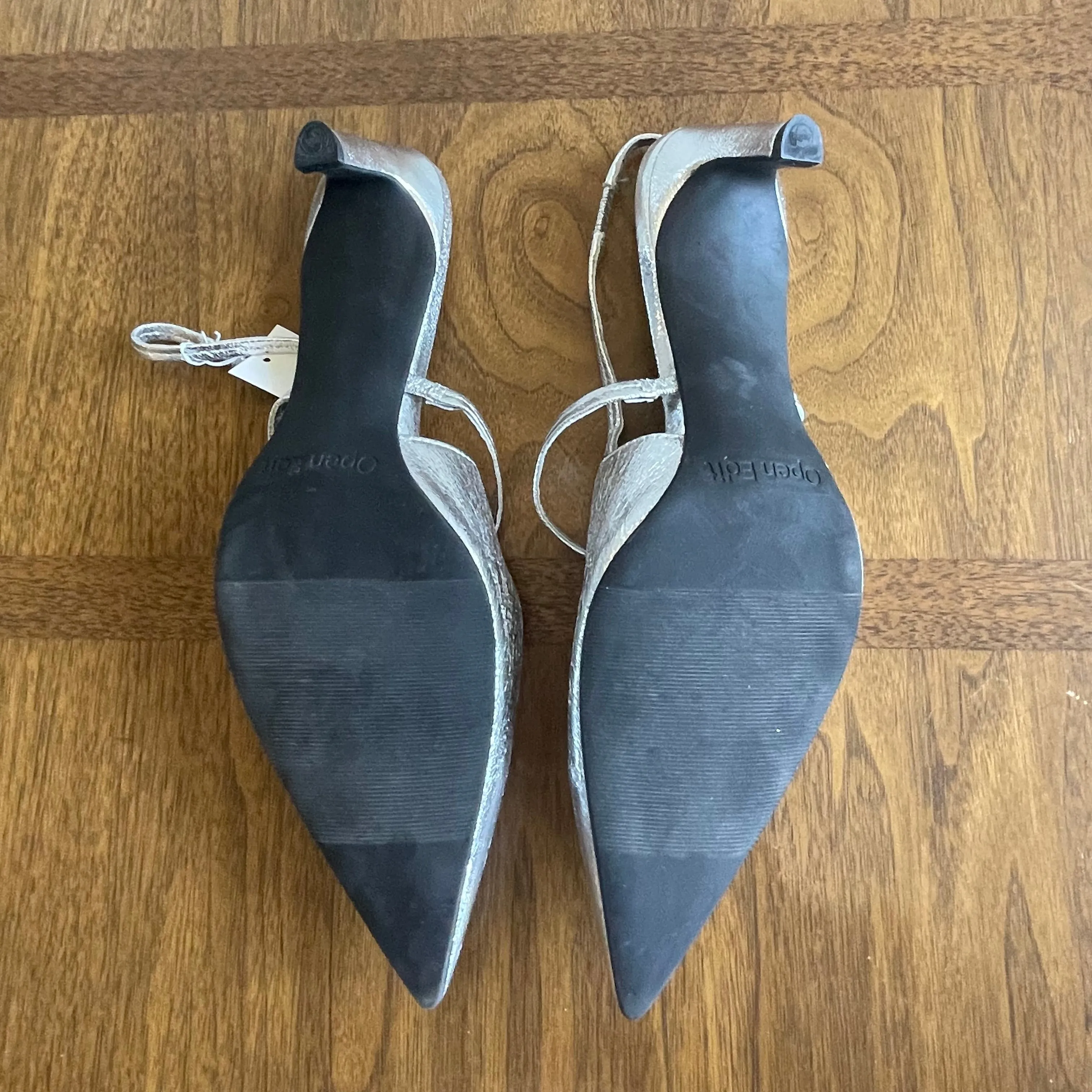 Open Edit Sophia Pointed Toe Slingback Pump | Size 9