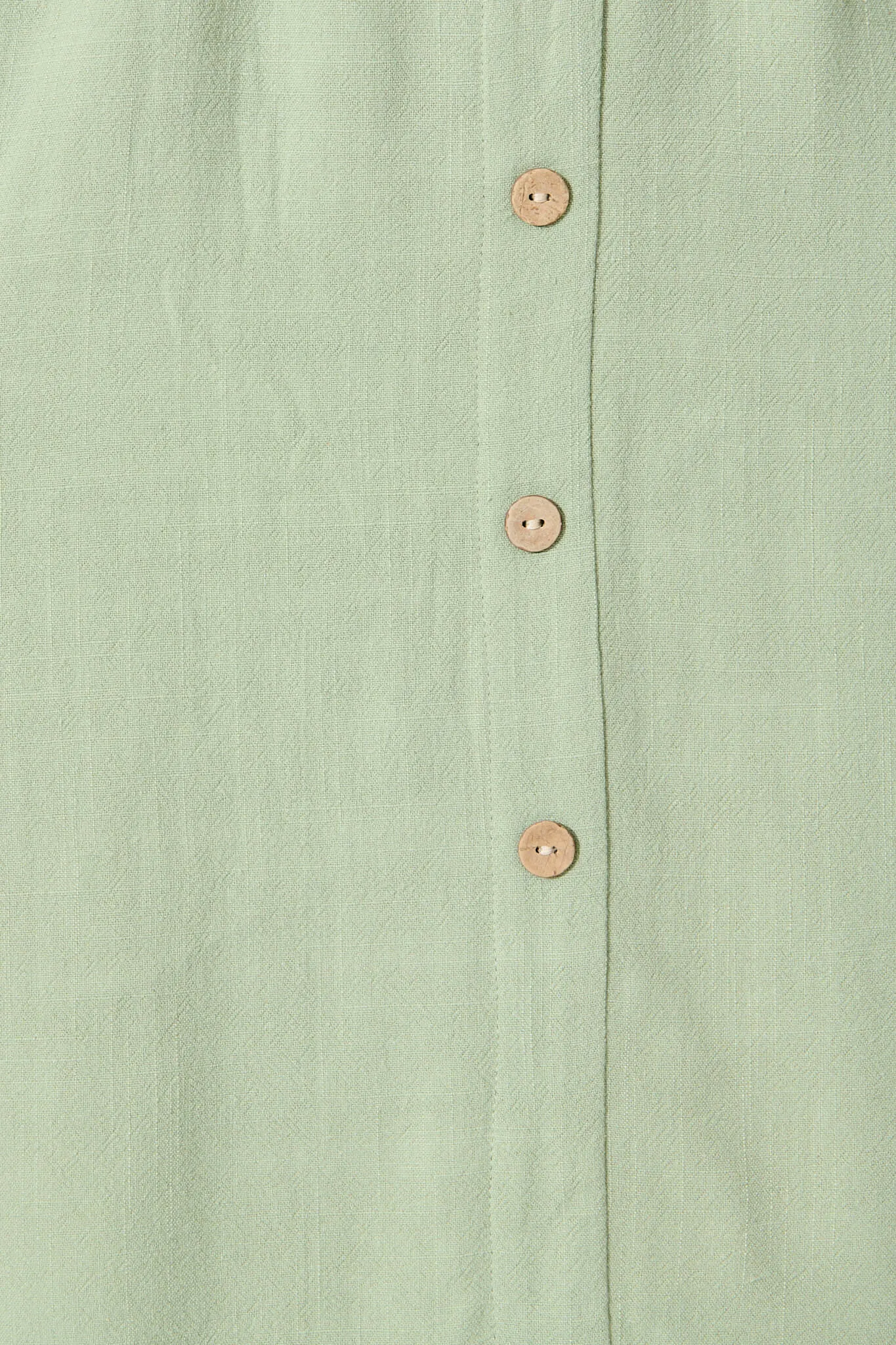 Pale Green Linen Blend Amaya Dress