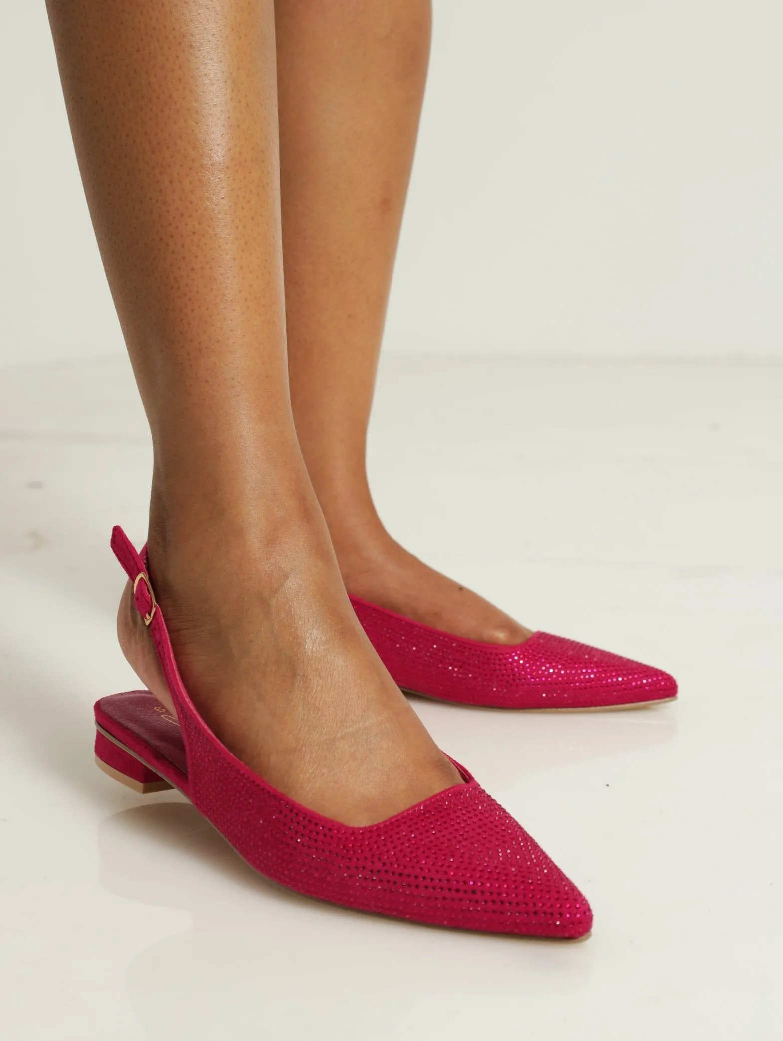 Pointy Slingback Pump - Pink
