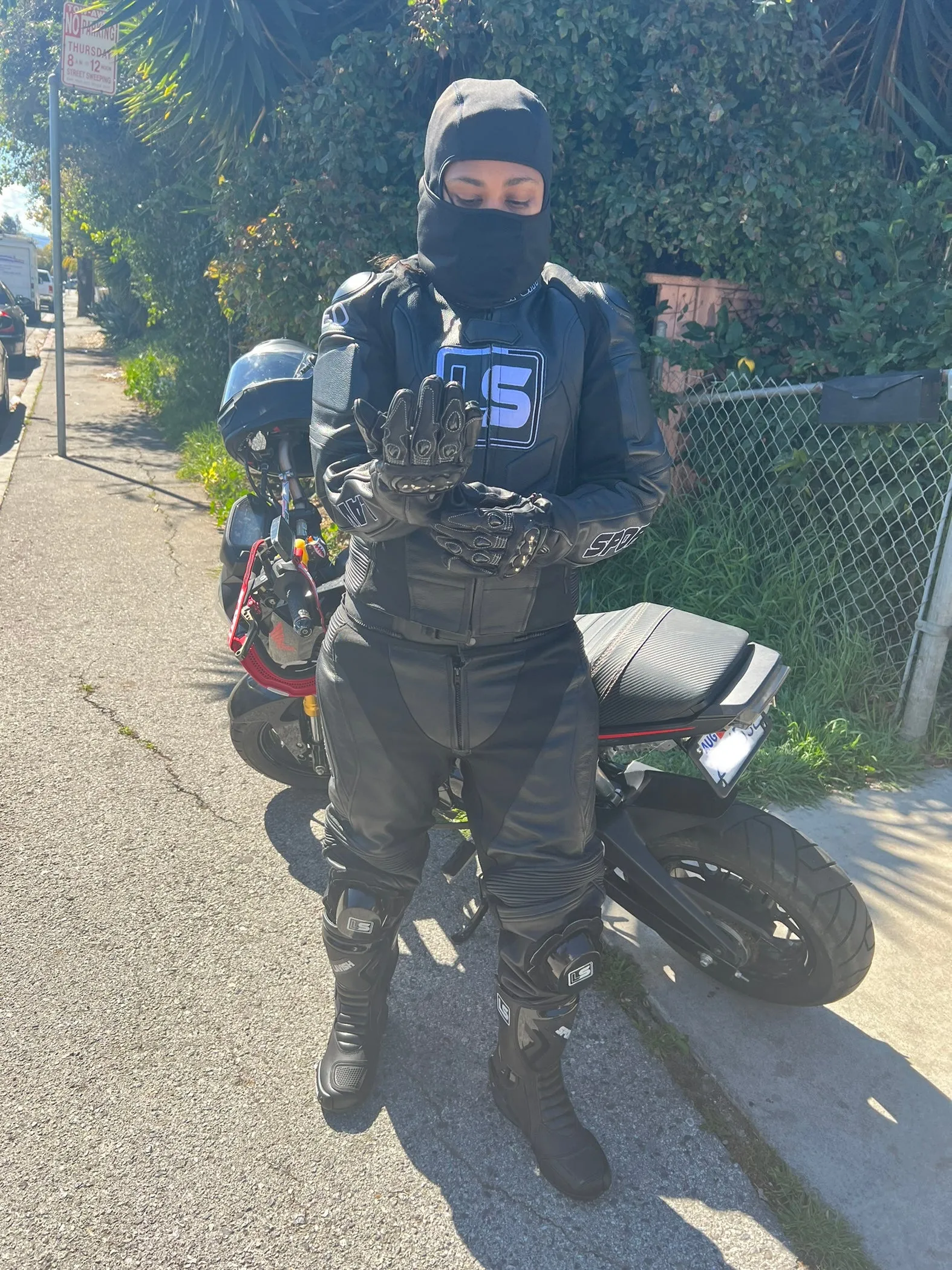 Pressure Racing Performance Leather Trousers
