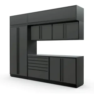 Proslat FusionPlus 10 ft set - MAX - Overheads Stainless Steel Grey/Black 50234K
