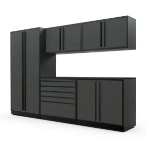 Proslat FusionPlus 10 ft set - MAX Powder Coated Gray/Black 50319K