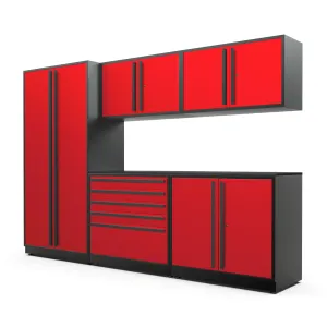 Proslat FusionPlus 10 ft set - MAX Powder Coated Red/Black 50167K