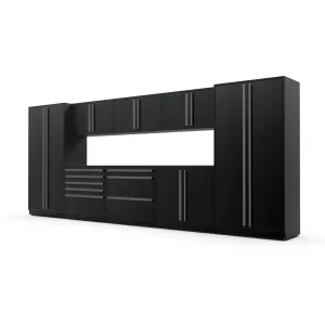 Proslat FusionPlus 16 ft set - MAX Powder Coated Black/Silver 50769K