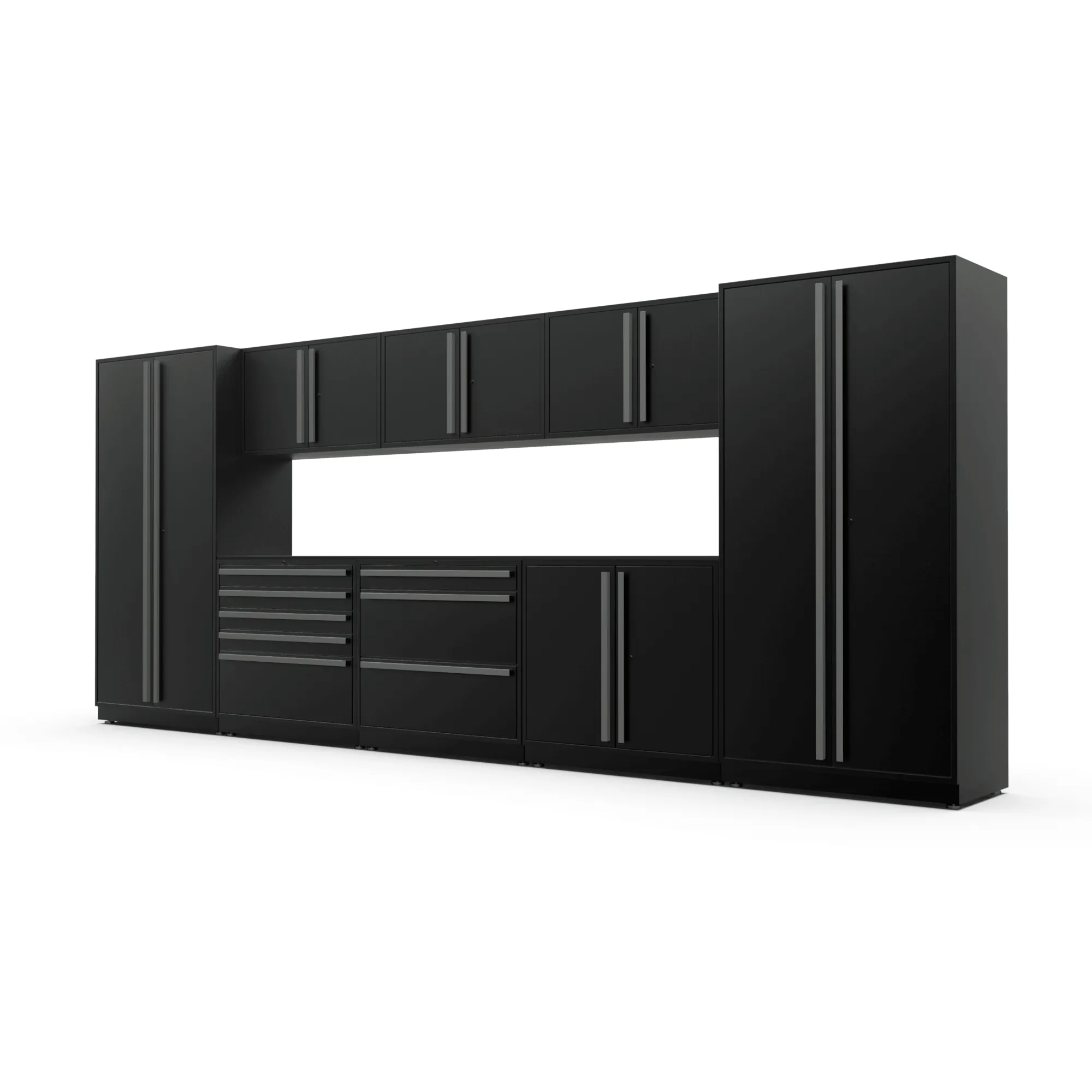 Proslat FusionPlus 16 ft set - MAX Powder Coated Black/Silver 50769K