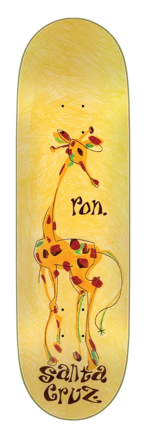 Santa Cruz Whaley 30 Year Giraffe VX Everslick 9" Skateboard Deck