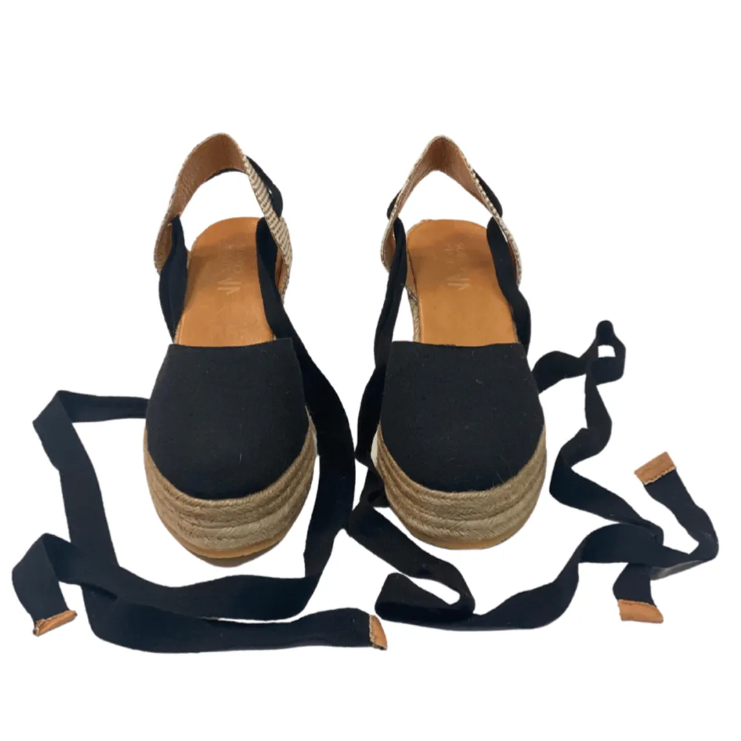 Silvia Cobos Flicker Wedge Espadrille Black
