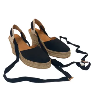 Silvia Cobos Flicker Wedge Espadrille Black