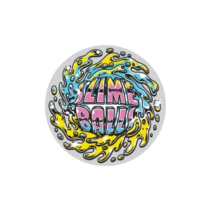 Slime Balls Logo Chrome 3.5" Sticker