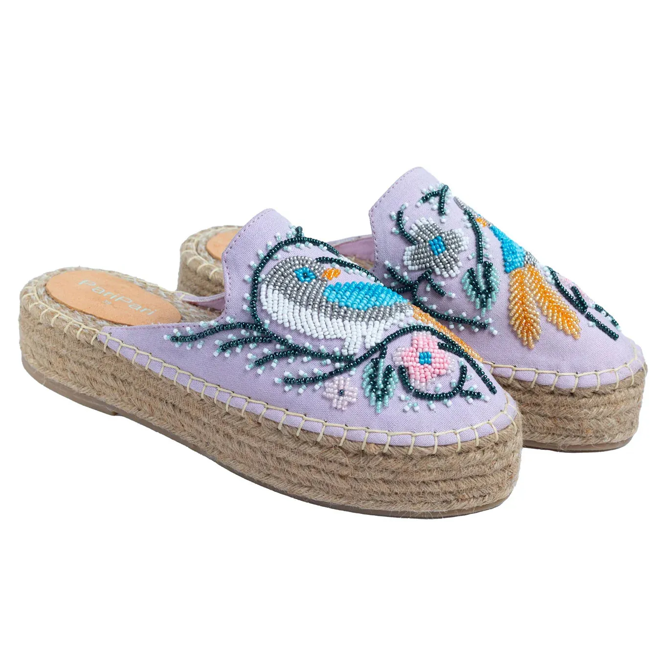 Songwing Espadrilles Lavender Platforms