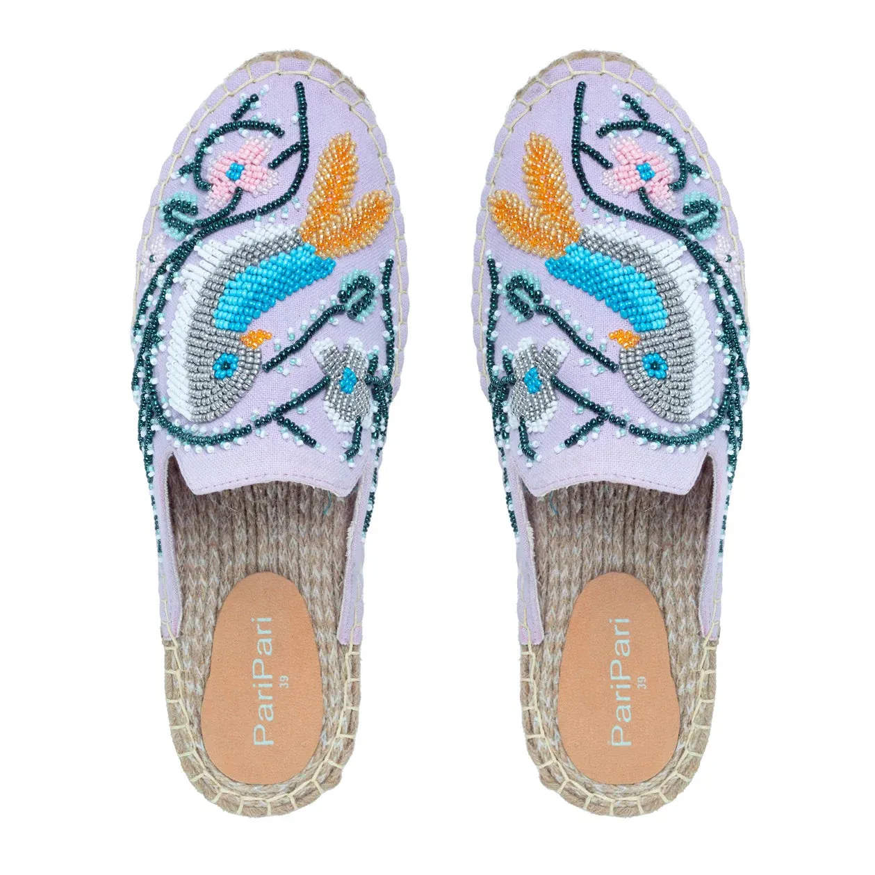 Songwing Espadrilles Lavender Platforms